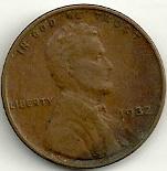 1932 - Lincoln Head Cent - Extremely Fine