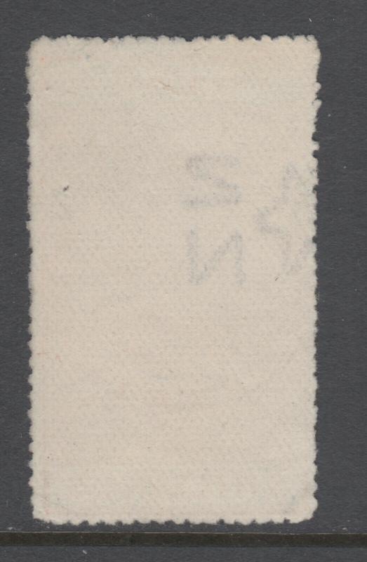 New Zealand Sc AR41, SG F86, used. 1906 9sh orange QV Postal Fiscal, sound
