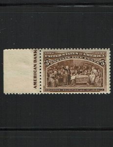 Scott #234 VF/XF-OG-NH.