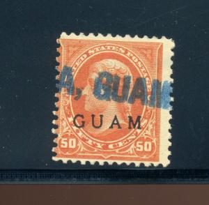 Guam Scott #11 Overprint Used Stamp  (Stock Guam #11-14)