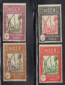 NIGER SC# 29,30,32,33 MH  1926-40