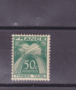 FRANCE J82 mint never hinged  KEY VALUE