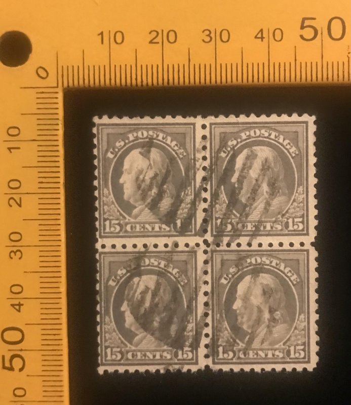 437 Used Block of 4, $70 Scott CV