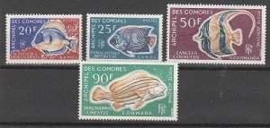 COMORO ISLANDS #74-5 C23-4 MINT LIGHTLY HINGED COMPLETE