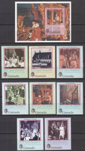 Grenada - 2003 QEII Golden Jubilee Sc# 3363/3371 - MNH (9678)