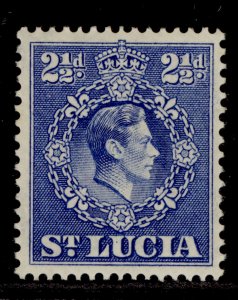 ST. LUCIA GVI SG132, 2½d ultramarine, LH MINT. PERF 14½ x 14