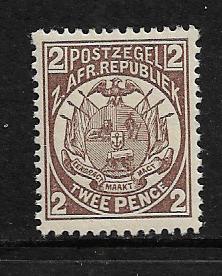 TRANSVAAL 125 MINT HINGED, WAGON ISSUE 1885