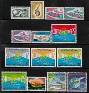 Comoro Is Nice Collection of MNH Stamps CV $48.65 (002)