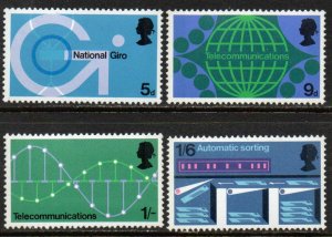 Great Britain Sc #601-604 MNH