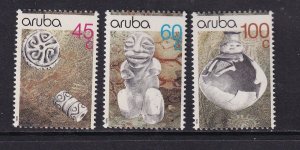 Aruba #61-62 MNH  1990   Archeology