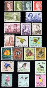 Australia Stamps # 394-417 MNH VF Scott Value $91.00