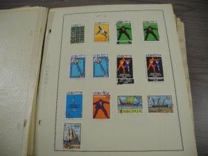 CUBA, 100s & 100s of Stamps mostly hinged on Scott pages