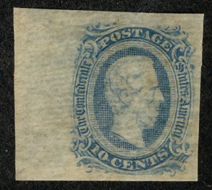 US #CONFEDERATE US #11 VF/XF mint never hinged, four nice margins, usual dry ...