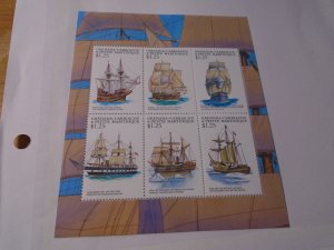 Grenada Carriacou & Petie Martinique  #  2328  MNH  Sailing Ships