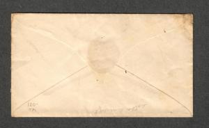 US Patriotic Cover Sc#26 Soldier Flag + Cannon Lynn MA