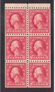 463a Mint,OG,LH... Booklet Pane... SCV $110.00