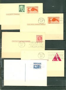 US LOT of (34) SATIONERY CARDS...MINT & FDC