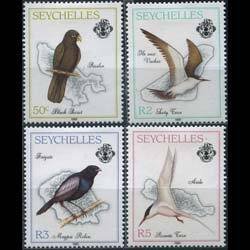 SEYCHELLES 1989 - Scott# 685-8 Birds Set of 4 NH