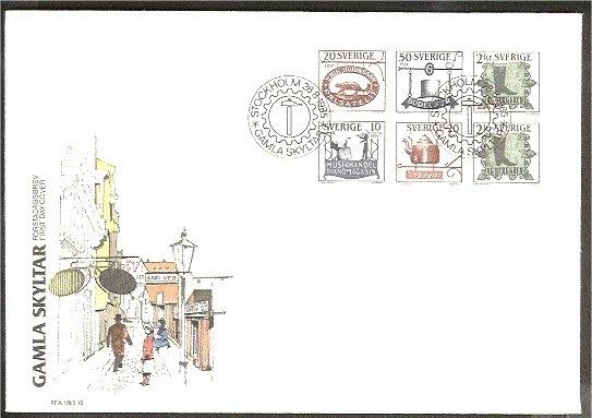 Sweden FDC 1342-1346 H-Bl.135 (Z087)