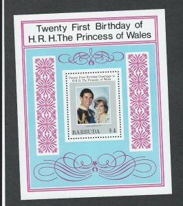 Barbuda souvenir sheet  mnh  SC  543