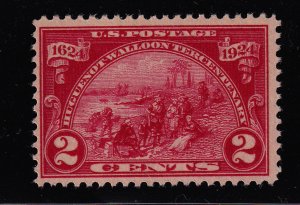 1924 Huguenot Walloon 2c carmine Sc 615 MNH nice original gum 2c carmine (C-