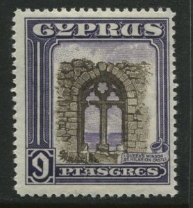 Cyprus KGV 1934 9 piastres mint o.g. hinged