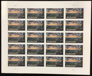 5360    Alabama Statehood    MNH Forever sheet of 20    FV $11.00    Issued 2019