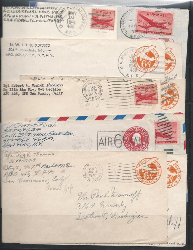 A.P.O. & U.S. Navy Postmark Collection, U.S.A.