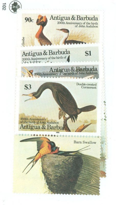 Antigua #845-846 Mint (NH) Single (Complete Set) (Fauna)