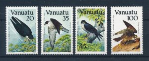 [110765] Vanuatu 1985 Birds v�gel oiseaux Audubon falcons  MNH