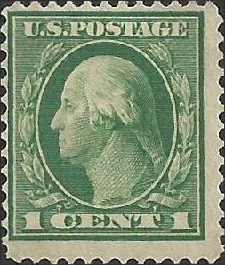 # 405 Mint No Gum Green George Washington