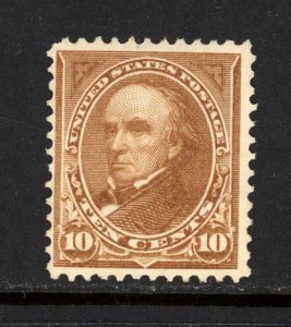 SCOTT 283 1898 10 CENT WEBSTER REGULAR ISSUE TYPE II MNH OG F-VF CAT $260!