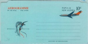 83802 - PAPUA New GUINEA - POSTAL HISTORY - Stationery AEROGRAMME  Birds