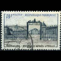 FRANCE 1954 - Scott# 728 Versailles Gate Set of 1 Used