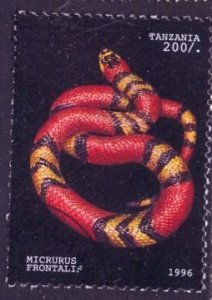 Tanzania 1996: Sc. # 1473; Used CTO Single Stamp