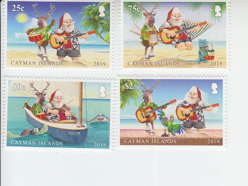 2019 Cayman Is Christmas (4)(Scott NA) MNH