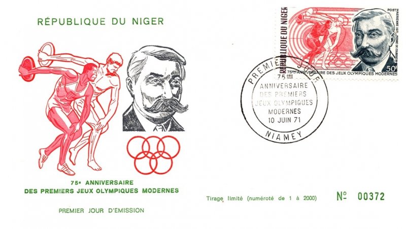 Niger, Worldwide First Day Cover, Olympics