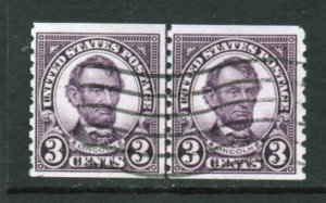 Scott# 600 line  pair    used