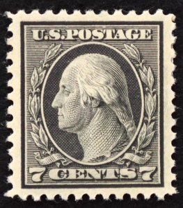 U.S. Mint Stamp Scott #507 7c Washington, Superb. Hinged. A Gem!