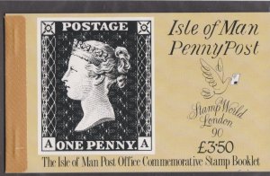 Isle of Man # 424a, Stamp World London, 1st Stamp, Booklet, Mint NH, 1/2 Cat.