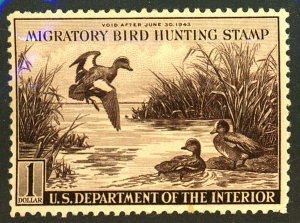 U.S. #RW9 MINT OG LH