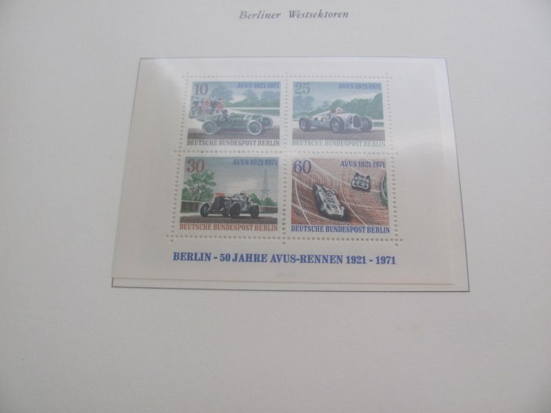 GERMANY BERLIN MNH 3 BOREK ALBUMS 1949-1990 ALSO COMPLETE USED XF (259) DESCRIP.