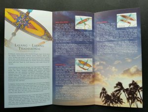 Malaysia Traditional Kites 2005 Traditional Culture Games Beach Play (FDC pair)