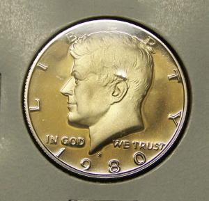 1980 S Proof Kennedy Half (2212e)