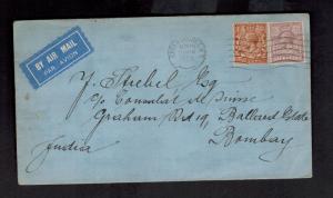 1929 london England First Flight Cover to Karachi India FFC Imperial Airways