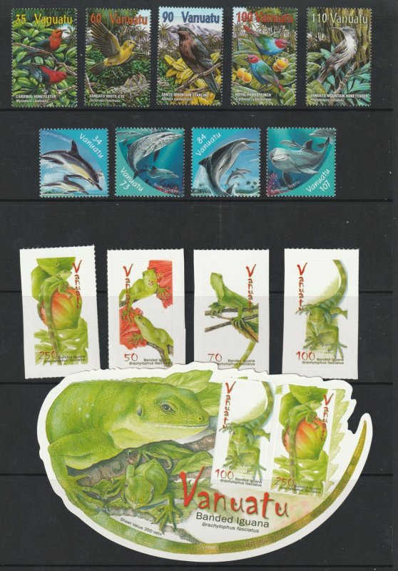 Vanuatu x 3 sets & a mini all MNH