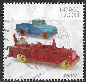 Norway ~ Scott # 1770 ~ Used ~ Truck and Firetruck