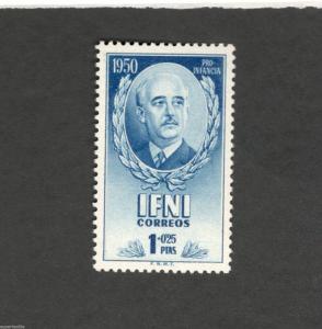 1950 Spain SC#B2 IFNI CORREOS MH stamp