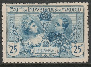 Spain 1907 Madrid exhibition cinderella MH