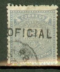 Argentina O27 used CV $50